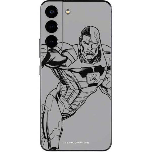 DC Comics Cyborg Comic Pop Galaxy S22 Skin